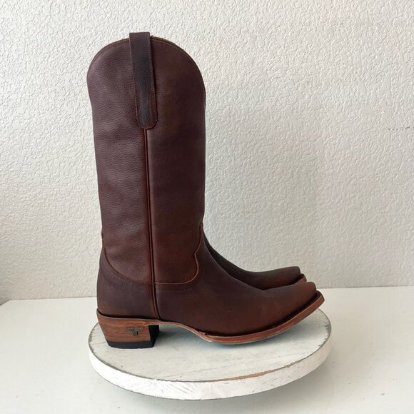 Brown Heeled Boots for Women - Picture 2 of 11